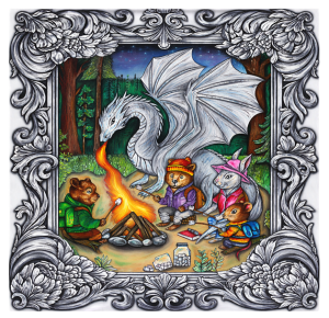 Dragon Campfire Scarf